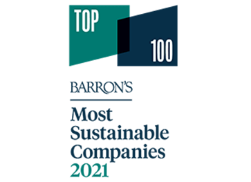 Barron’s 2021 Most Sustainable Companies Logo